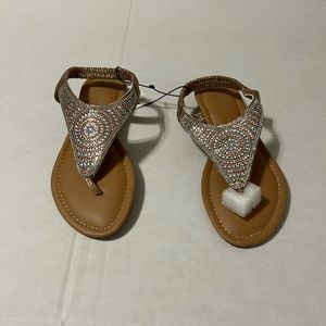 Via Rosa Rose Gold sandals size 7